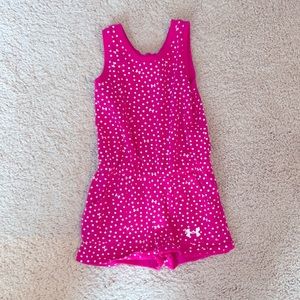 Under armour pink romper size 3t